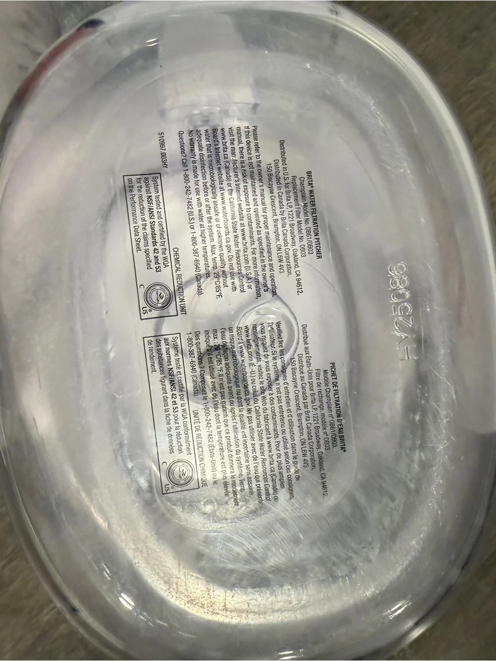 Brita Clear Pitcher with filters